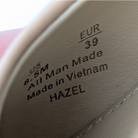 Sam Edelman Hazel Pointed Toe Patent Leather Heel Women's Beige Blush US8.5M - Picture 7 of 13